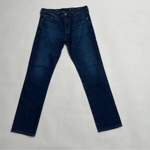 AG “Everett” slim straight dark wash jeans